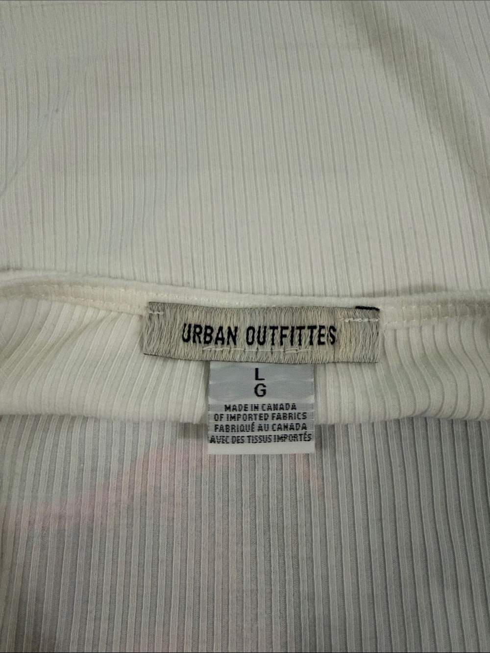 Urban Outfitters Women’s White Tee with Pink Rose Graphic - Picture 3 of 3